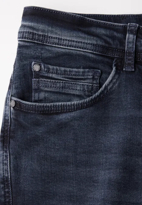 Jeans à la coupe slim blue overdyed black