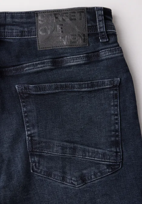 Jeans à la coupe slim blue overdyed black