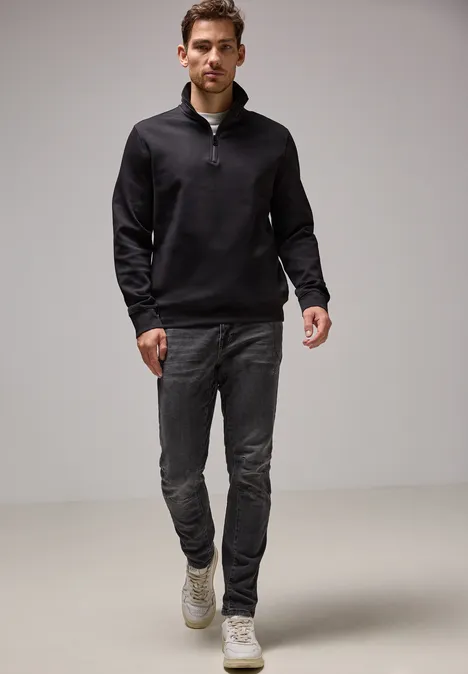 Jeans à la coupe régulière black random wash