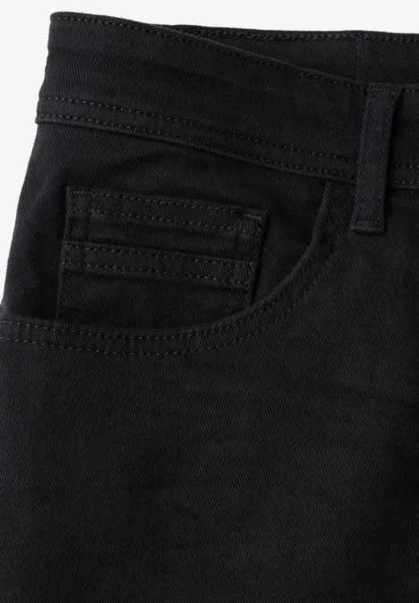 Jeans à la coupe régulière clean black