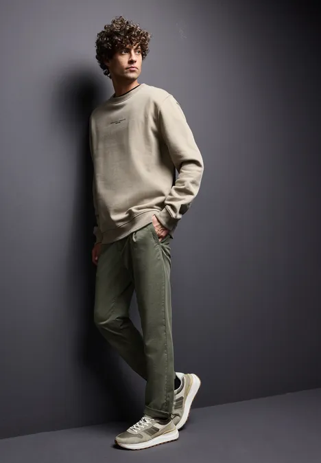 Moderne Chino deep olive green