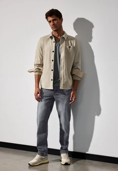 Jeans à la coupe régulière ice grey wash