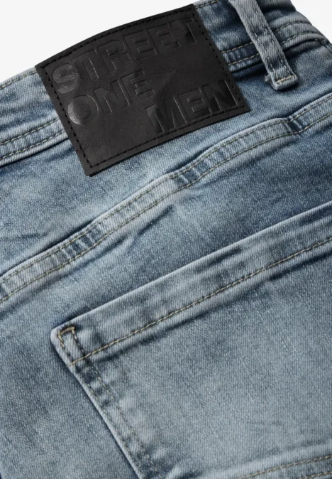 Jeans à la coupe régulière soft greencast random wash