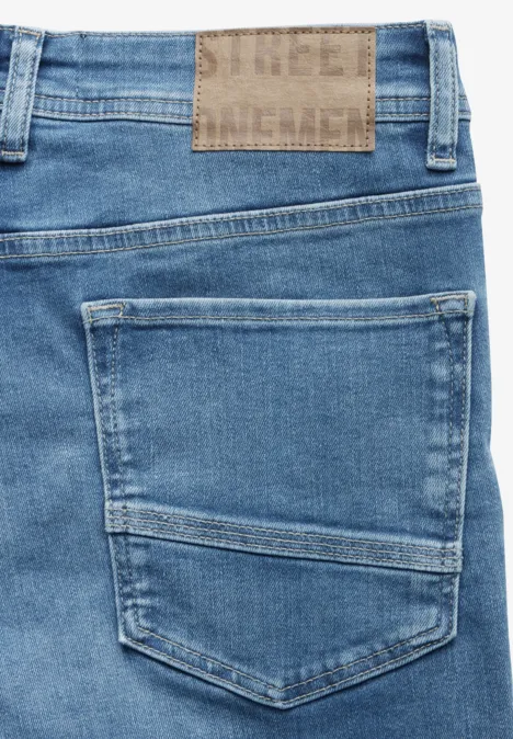 Jeans à la coupe Slim Fit soft greencast random wash