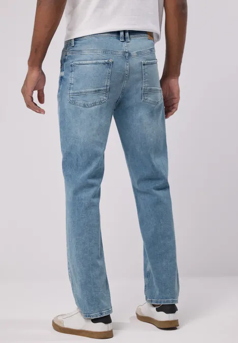 Jeans Regular Fit light blue random wash