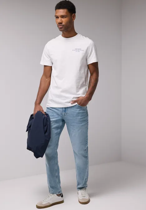 Jeans Regular Fit light blue random wash