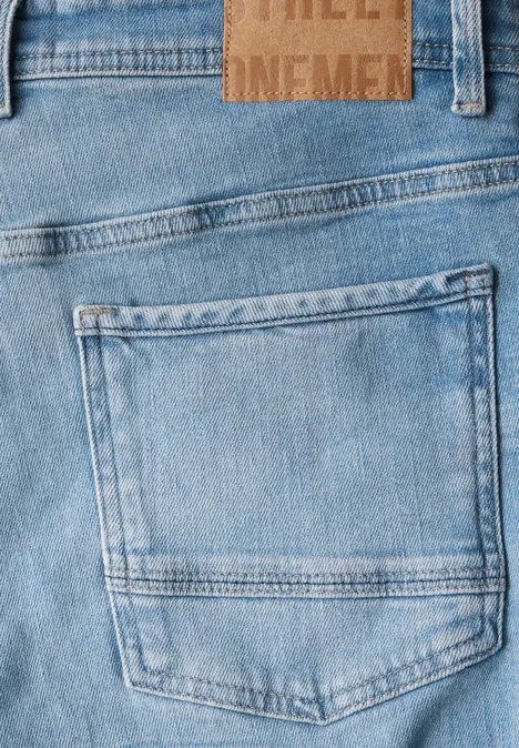 Jeans Regular Fit light blue random wash