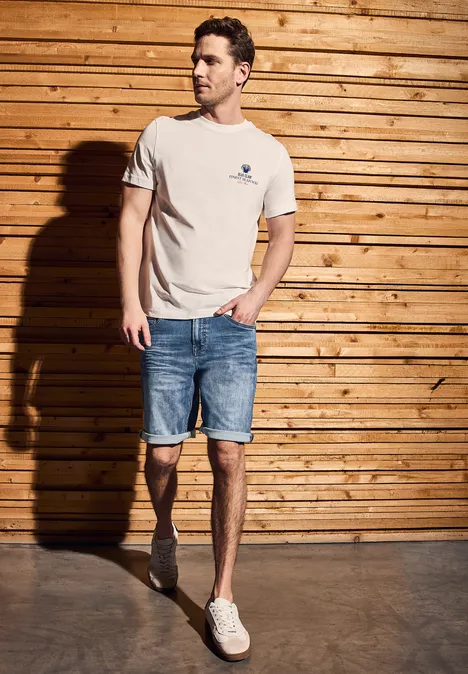 Stretch Jeansshorts indigo blue wash Stretch Jeansshorts indigo blue wash