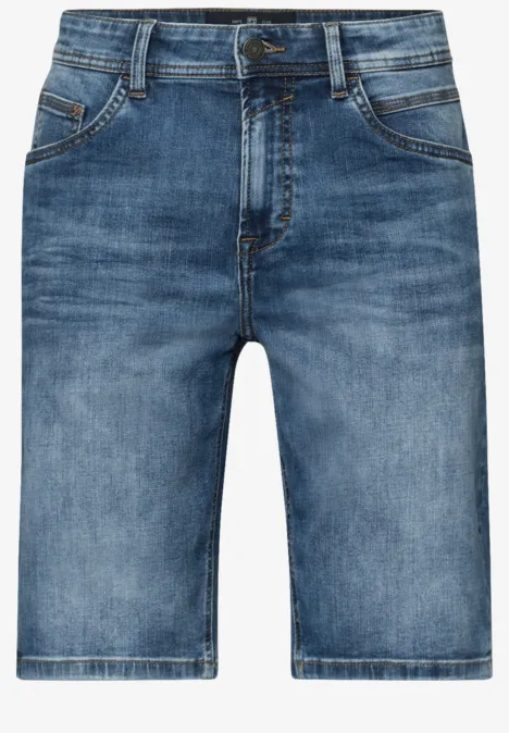 Stretch Jeansshorts indigo blue wash