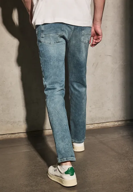 Jeans Regular Fit soft greencast random wash