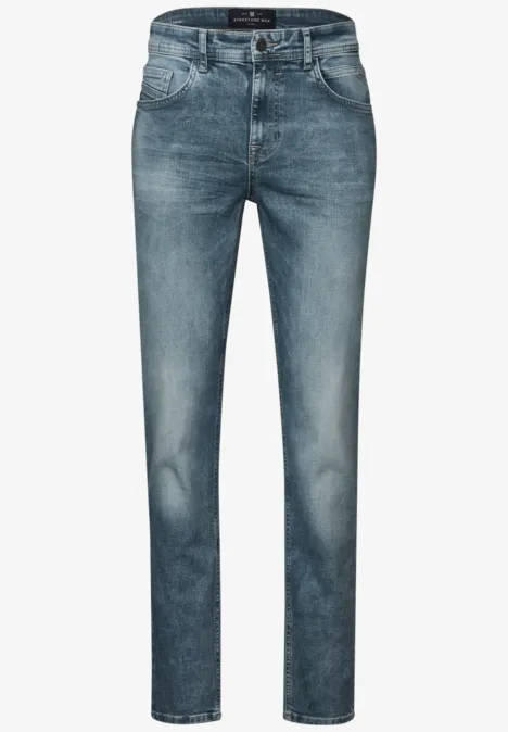 Jeans Regular Fit soft greencast random wash