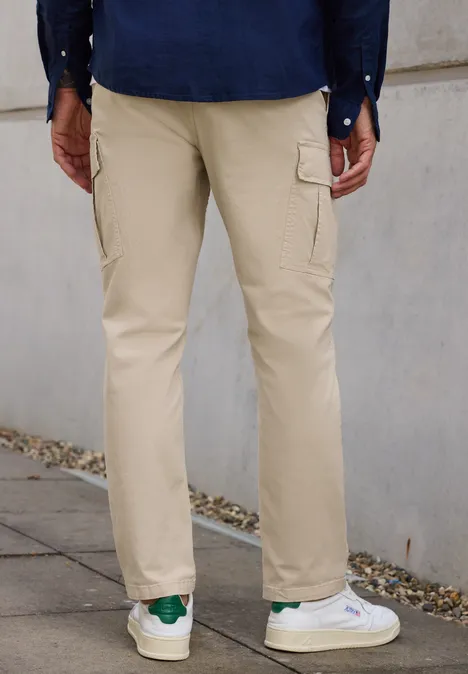 Straight Leg Cargo Hose sandstone beige
