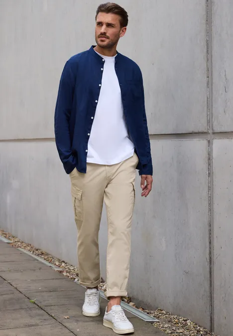 Straight Leg Cargo Hose sandstone beige