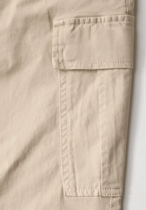 Straight Leg Cargo Hose sandstone beige