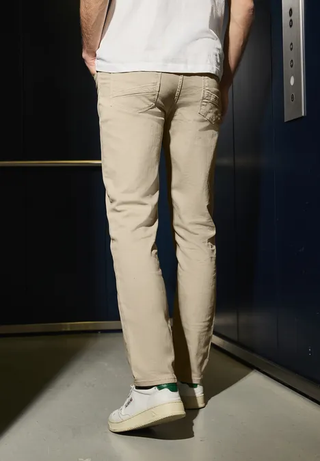 Jeans Straight Legs sandstone beige wash