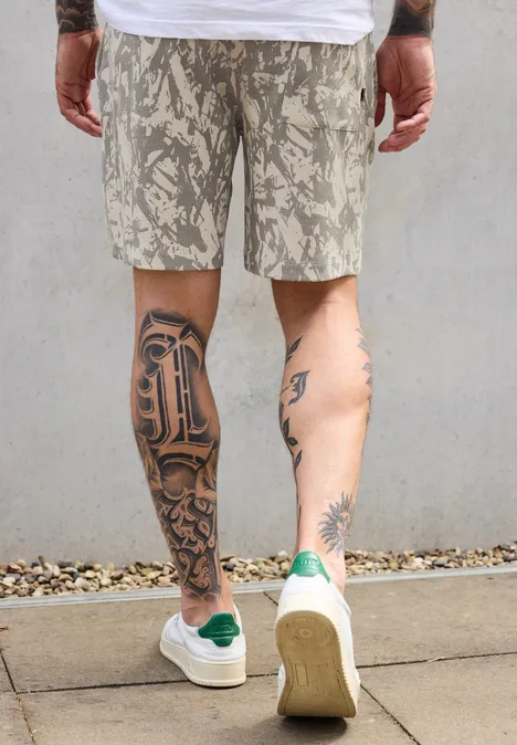 Jersey Waffel Piqué Shorts basic beige