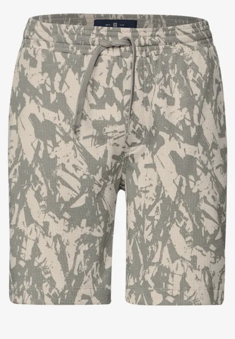 Jersey Waffel Piqué Shorts basic beige
