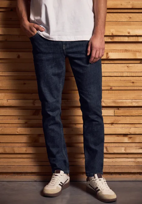 Jeans Regular Fit dark blue rinsed wash Jeans Regular Fit dark blue rinsed wash