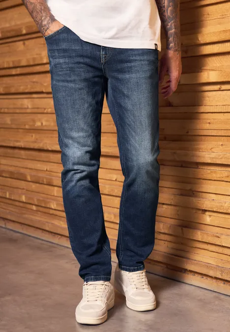 Straight Leg Jeans indigo blue wash Straight Leg Jeans indigo blue wash