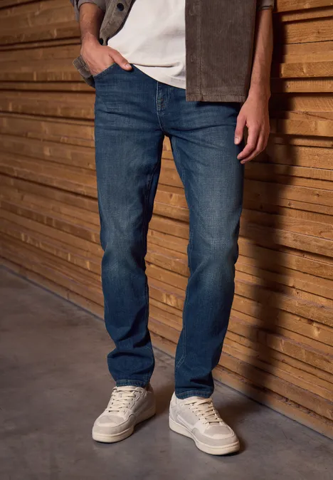 Regular Fit jeans indigo blue wash