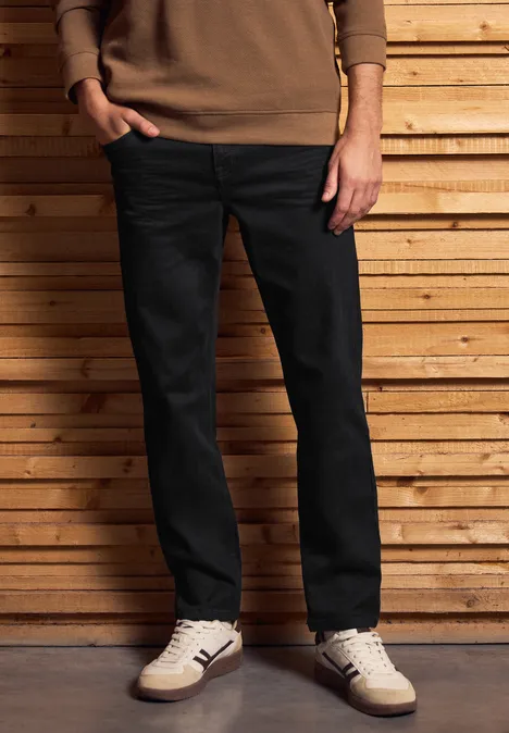 Straight Legs jeans clean black