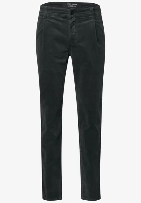 Cord Chino graphite grey