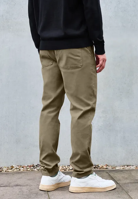 Chino met zakken mocha brown