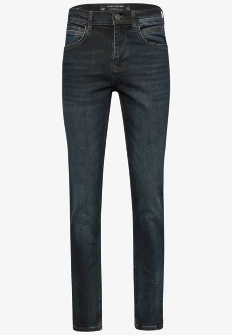 Jeans im Regular Fit dark blue coated