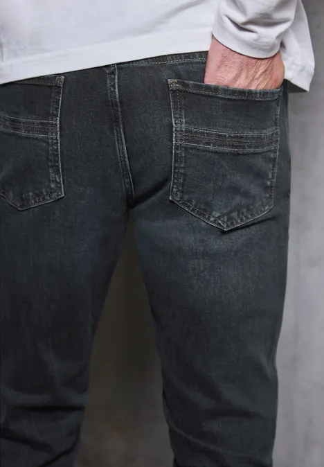 Jeans im Regular Fit dark blue coated