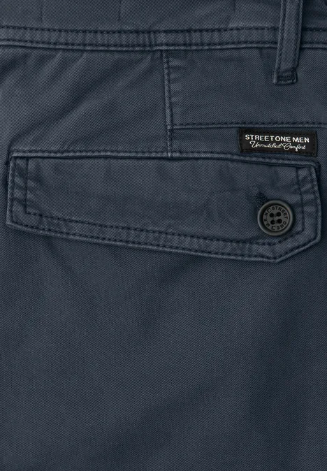 Chino souple au look délavé dark sky blue Chino souple au look délavé dark sky blue