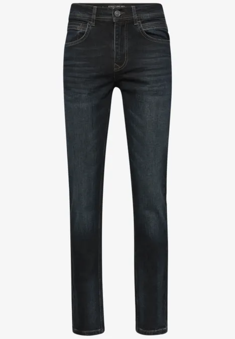 Slim Fit jeans dark blue coated Slim Fit jeans dark blue coated