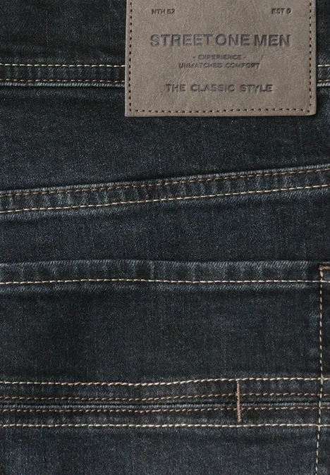 Slim Fit jeans dark blue coated Slim Fit jeans dark blue coated