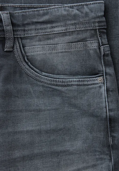 Regular Fit Jeans mid grey overdye blue