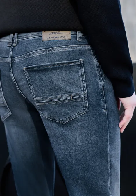 Regular Fit Jeans soft greencast random wash