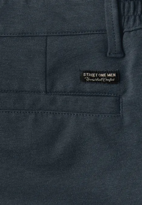 Jersey chino dark ink blue