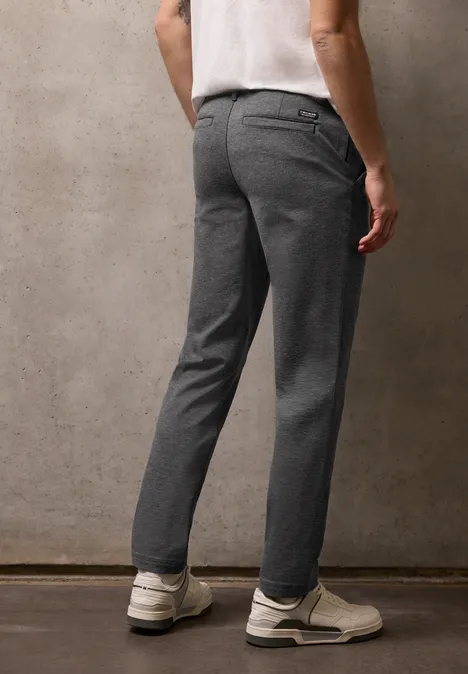 Jersey chino industrial grey