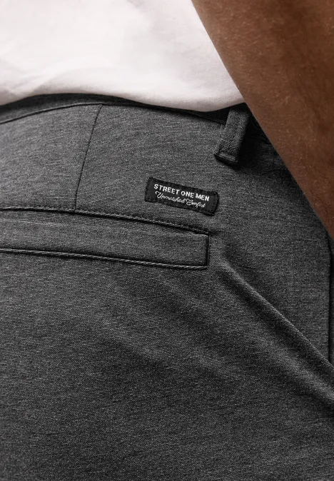 Jersey chino industrial grey