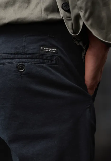 Chino avec ceinture stretch dark ink blue Chino avec ceinture stretch dark ink blue