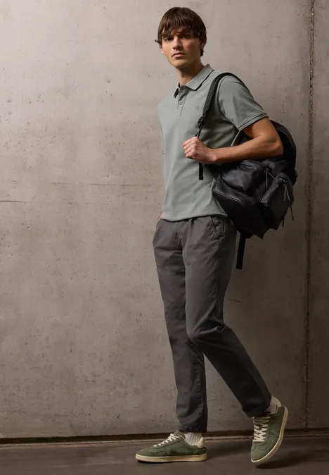 Chino ze strukturą industrial grey