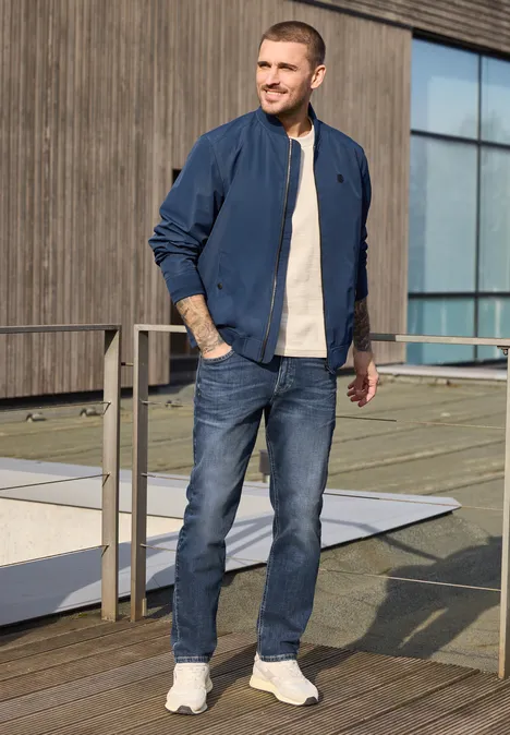 Straight Legs jeans in regular fit indigo blue random wash Straight Legs jeans in regular fit indigo blue random wash