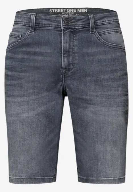 Denim shorts Regular Fit ice grey wash
