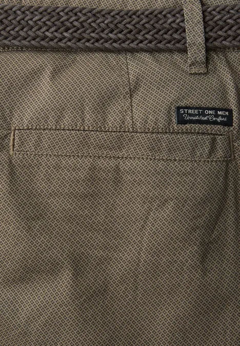 Mid Waist Chino Shorts mit Gürtel warm sand Mid Waist Chino Shorts mit Gürtel warm sand