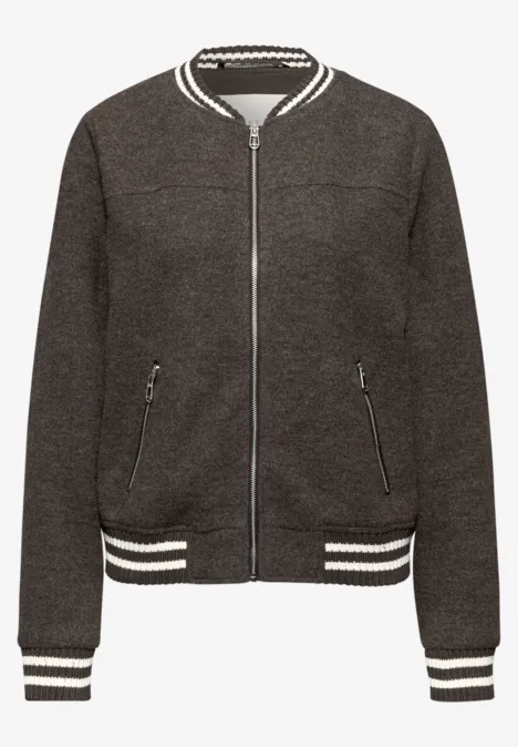 Blouson met college details null