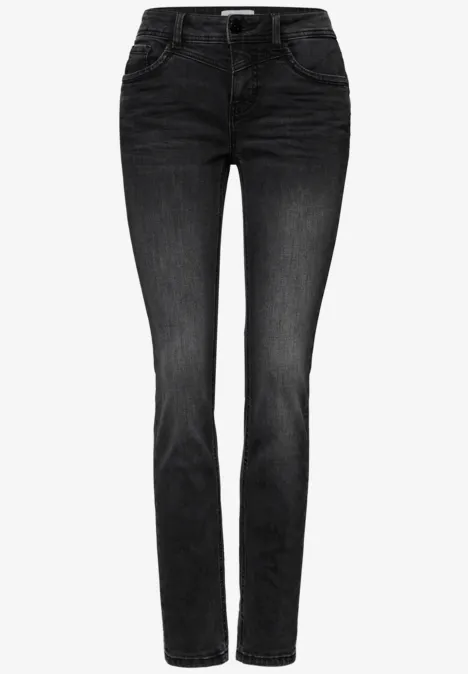 Jeans im Casual Fit Black Washed Jeans im Casual Fit Black Washed