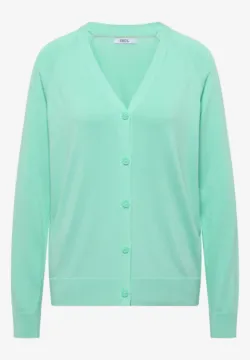Cardigan Boutonné Femme Automne Hiver - Col Rond Fente Latérale Tricot Léger Style Décontracté