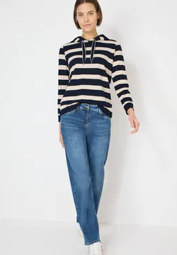 CECIL T-shirt à Manches Longues Pour Femmes En Blanc | CECIL