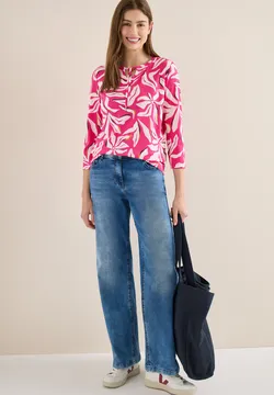 Top Femme Manches 3/4 Rose - Marque Aventures Des Toiles Taille 36 - Occasion Très Bon état