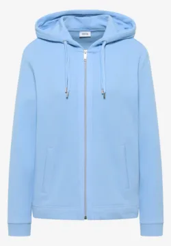 Sweat zippé à capuche femme ACLARA - Bleu marine - - 56.90