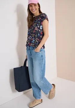 ANNA BLUE SHIRT | M | 325332-6100-M | Rinsma Modeplein ANNA BLUE SHIRT | M | 325332-6100-M | Rinsma Modeplein