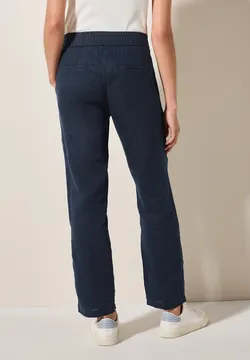 Pantalon Femme Taille Elastique K-Milano Pantalon En Lin Pour Femme Avec Taille U00e9lastique Pantalon Femme Taille Haute